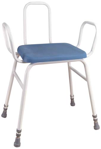 Image of the Astral Perching Stool With Arms And Plain Back