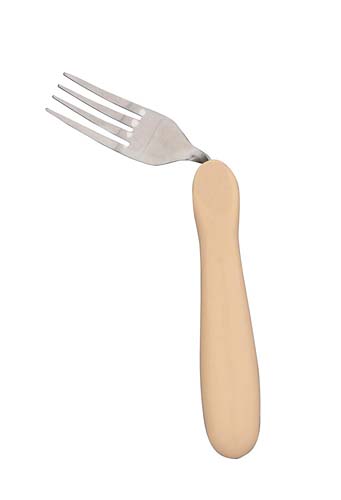 Image of the Caring Cutlery - Left Angled Fork (Right Handed)