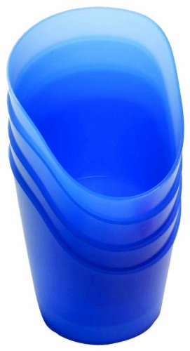 Image of the Flexi-Cut Cups - Pack of 5 - 2fl.oz Blue