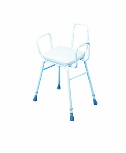 Sidhill Adjustable Height Perching Stool with arms and back
