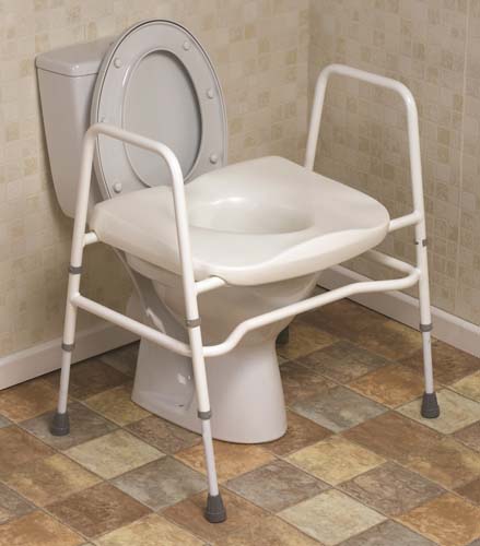 Mowbray Toilet Seat & Frame Free Standing - Extra Wide