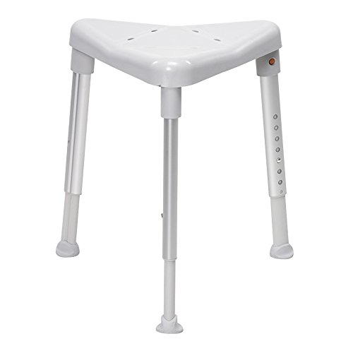 Edge Grey Shower Stool