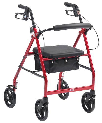 Image of the Lightweight Aluminium 4 Wheeled Rollator (6")