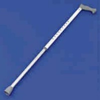 Image of the Coopers Aluminium Support Stick White - Straight Neck (71cm - 96.5cm)