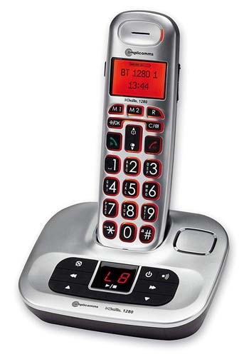 Image of the BigTel 1280 Amplified Cordless Telephone