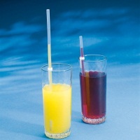 Pat Saunders One-Way Drinking Straws-Pack of 1 Small (180mm) and 1 Large (250mm)