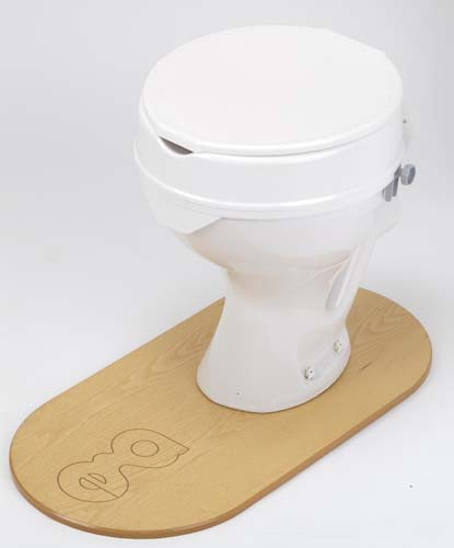 Prima Raised Toilet Seat 4in or 10cm Deluxe (with side adjusters and lid)