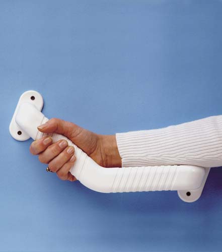 Image of the Ashby Grab Bar angled (white)