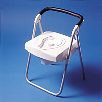 Voyager Folding Commode Chair