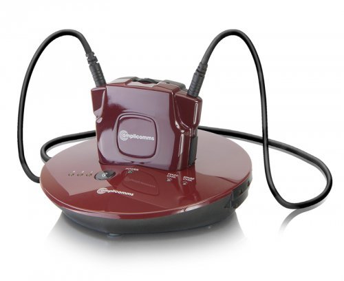 Image of the TV2410 with neckloop an ideal wirefree TV listener