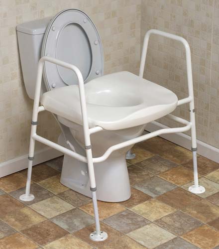 Mowbray Toilet Seat & Frame Floor Fixed