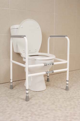 Image of the Width Adjustable Economy Toilet Frame