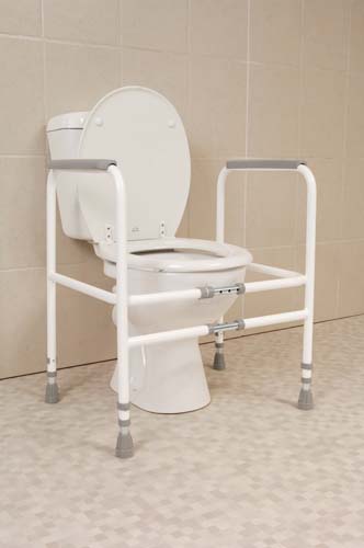 Width Adjustable Economy Toilet Frame