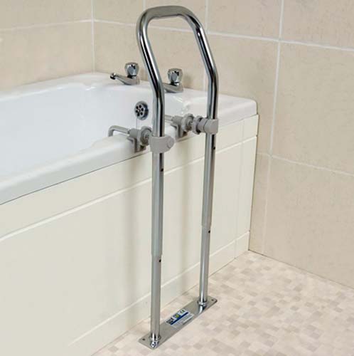 Image of the Swedish Bath Rail - Chrome Plated Steel