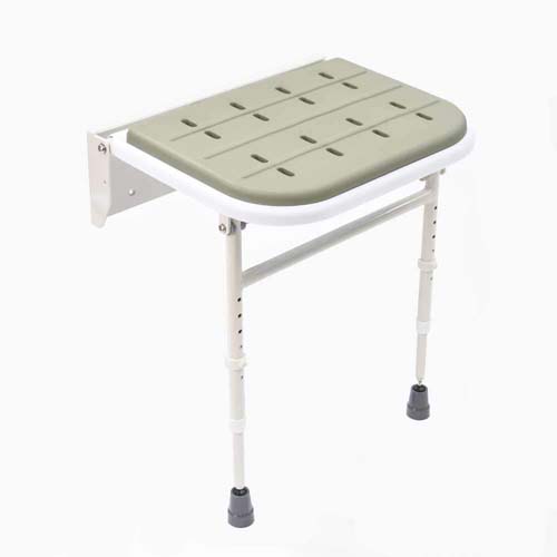 NRS Healthcare Wall Mounted Folding Shower Seat