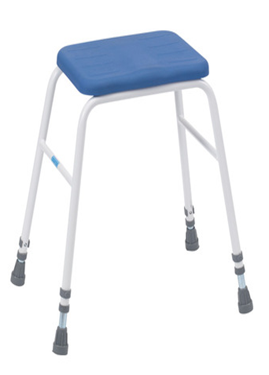 Perching stool with on sale back and arms