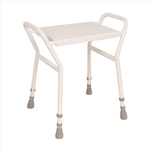 Shower Stool with Handles (Height Adjustable)