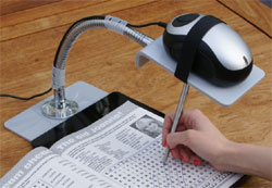 Mouse magnifier with stand