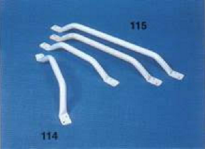 Flat End Grab Rail 18in