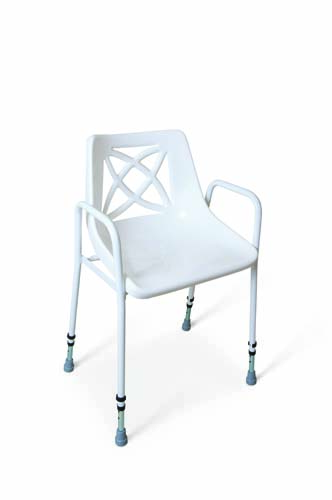 Stackable Utility Shower Chair - Adjustable Height