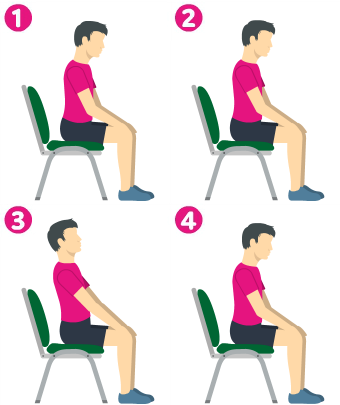 Seated back extension