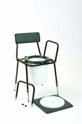 Chemiloo Commode - Detachable Arms and Adjustable Height