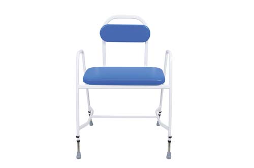 Image of the Bariatric Perching Stool - Arms & Padded Back